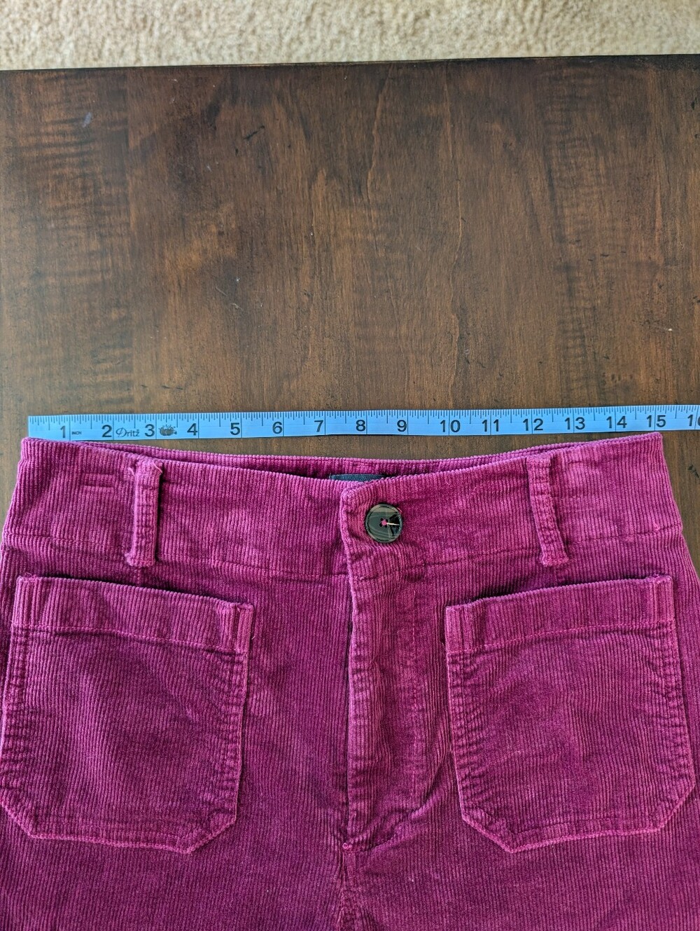 Maeve Colette Wide Leg Corduroy Pants - Picture 10 of 10